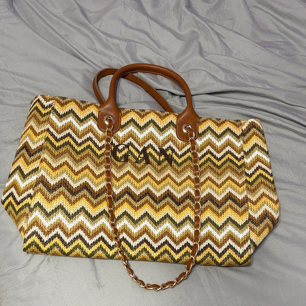 The Lily Jumbo Tote initials GAN